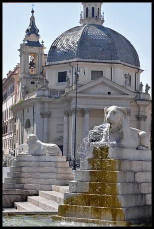 Lions Guard the Square